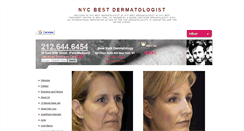 Desktop Screenshot of nycbestdermatologist.com