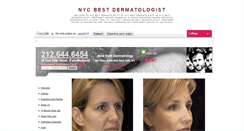 Desktop Screenshot of nycbestdermatologist.net